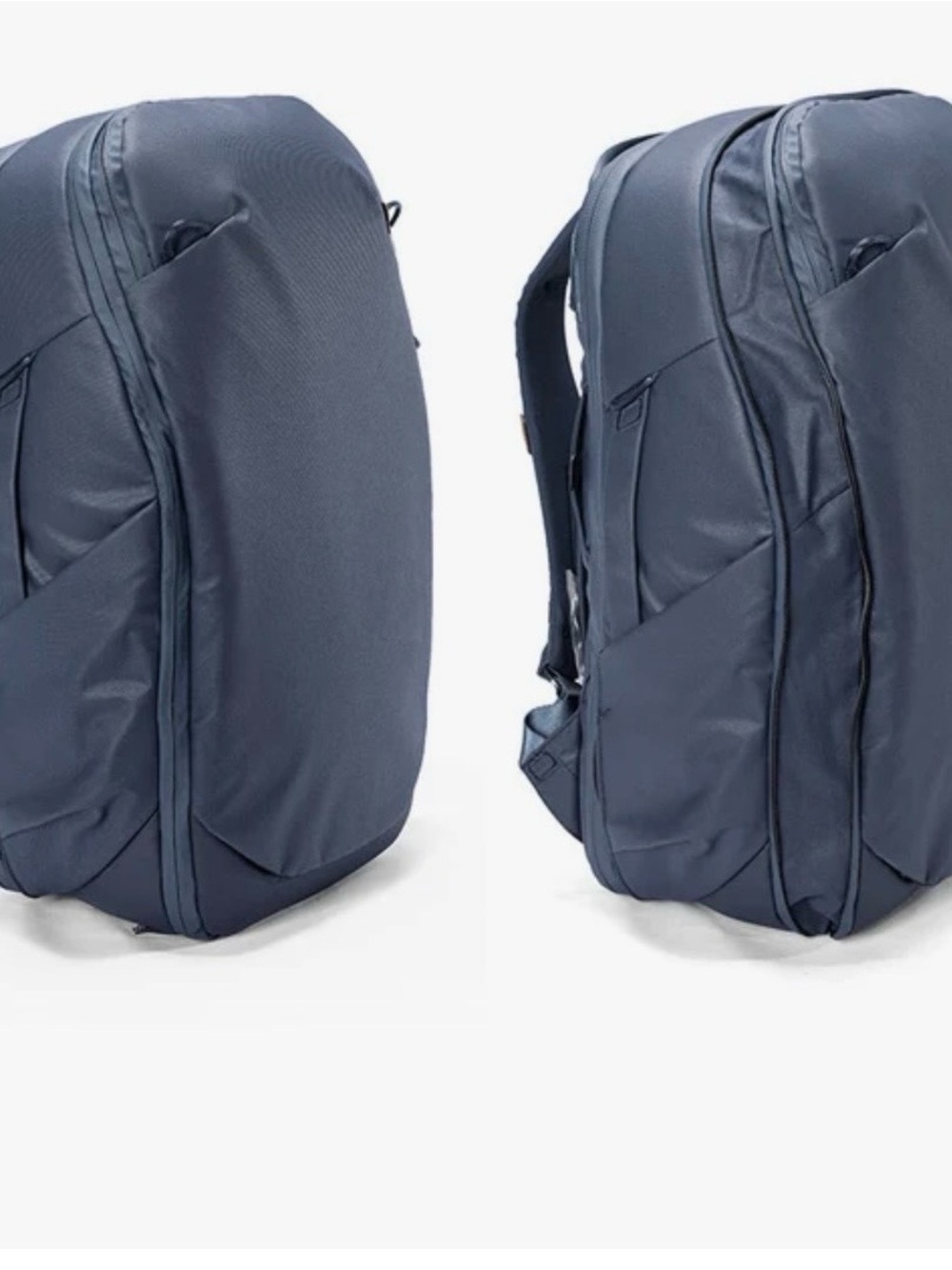 Versatile Navy Garment Bag Backpack for Travel and Storage
